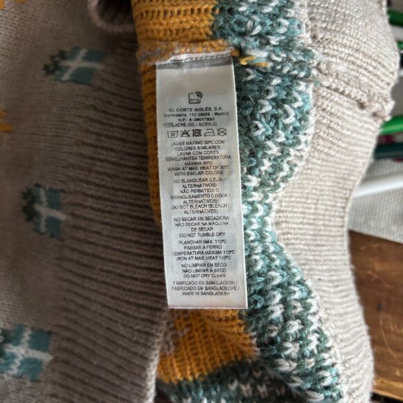 Unit Kids Boys Youth Size 11-12 Festive Holiday Christmas Pullover Sweater #F - Picture 4 of 5